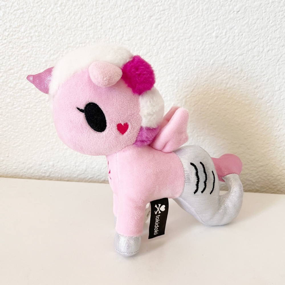 Tokidoki Mermicorno Gelatina Plush 12" Pink silver Aurora
